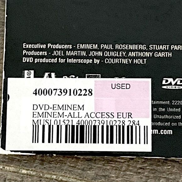 Eminem All-Access Europe 2002 DVD. - Picture 5 of 10